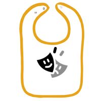 Infant Contrast Trim Terry Bib Thumbnail