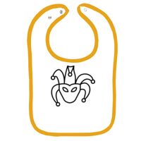 Infant Contrast Trim Terry Bib Thumbnail