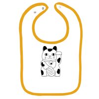 Infant Contrast Trim Terry Bib Thumbnail