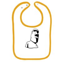 Infant Contrast Trim Terry Bib Thumbnail