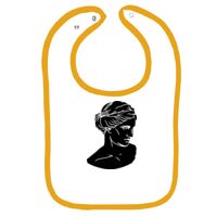 Infant Contrast Trim Terry Bib Thumbnail