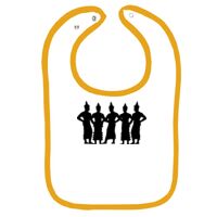 Infant Contrast Trim Terry Bib Thumbnail