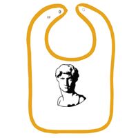 Infant Contrast Trim Terry Bib Thumbnail