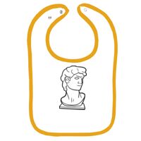 Infant Contrast Trim Terry Bib Thumbnail