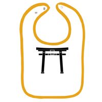 Infant Contrast Trim Terry Bib Thumbnail