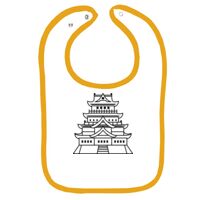 Infant Contrast Trim Terry Bib Thumbnail