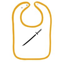 Infant Contrast Trim Terry Bib Thumbnail