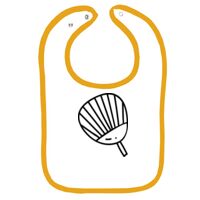 Infant Contrast Trim Terry Bib Thumbnail