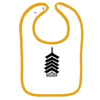 Infant Contrast Trim Terry Bib Thumbnail