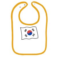 Infant Contrast Trim Terry Bib Thumbnail