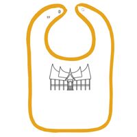 Infant Contrast Trim Terry Bib Thumbnail