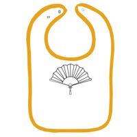 Infant Contrast Trim Terry Bib Thumbnail