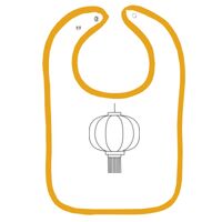 Infant Contrast Trim Terry Bib Thumbnail