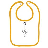 Infant Contrast Trim Terry Bib Thumbnail