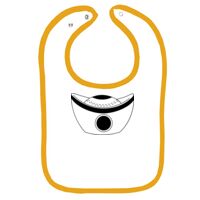 Infant Contrast Trim Terry Bib Thumbnail