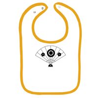 Infant Contrast Trim Terry Bib Thumbnail