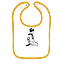 Infant Contrast Trim Terry Bib Thumbnail