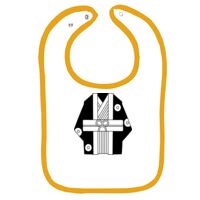 Infant Contrast Trim Terry Bib Thumbnail