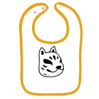 Infant Contrast Trim Terry Bib Thumbnail