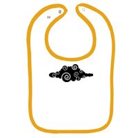 Infant Contrast Trim Terry Bib Thumbnail