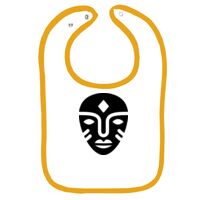 Infant Contrast Trim Terry Bib Thumbnail