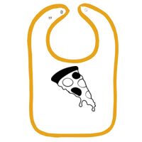 Infant Contrast Trim Terry Bib Thumbnail