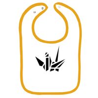 Infant Contrast Trim Terry Bib Thumbnail