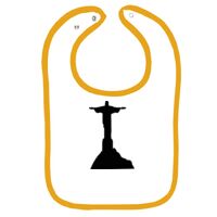 Infant Contrast Trim Terry Bib Thumbnail