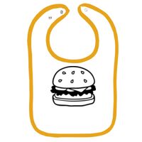 Infant Contrast Trim Terry Bib Thumbnail