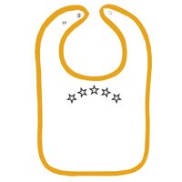 Infant Contrast Trim Terry Bib Thumbnail