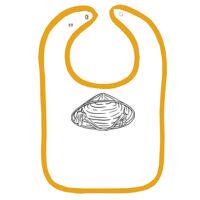 Infant Contrast Trim Terry Bib Thumbnail