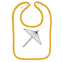 Infant Contrast Trim Terry Bib Thumbnail