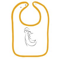 Infant Contrast Trim Terry Bib Thumbnail