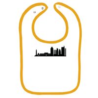 Infant Contrast Trim Terry Bib Thumbnail