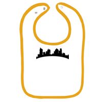 Infant Contrast Trim Terry Bib Thumbnail