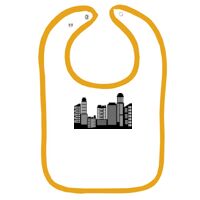 Infant Contrast Trim Terry Bib Thumbnail