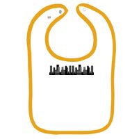 Infant Contrast Trim Terry Bib Thumbnail