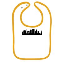 Infant Contrast Trim Terry Bib Thumbnail