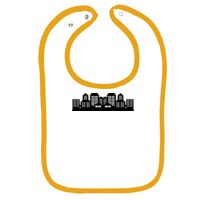 Infant Contrast Trim Terry Bib Thumbnail