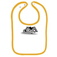 Infant Contrast Trim Terry Bib Thumbnail