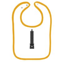 Infant Contrast Trim Terry Bib Thumbnail