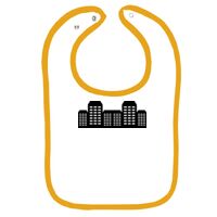 Infant Contrast Trim Terry Bib Thumbnail