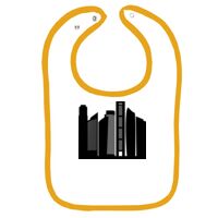 Infant Contrast Trim Terry Bib Thumbnail