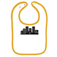 Infant Contrast Trim Terry Bib Thumbnail