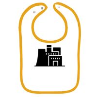 Infant Contrast Trim Terry Bib Thumbnail