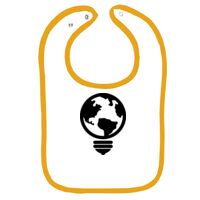 Infant Contrast Trim Terry Bib Thumbnail