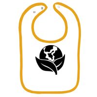 Infant Contrast Trim Terry Bib Thumbnail