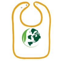 Infant Contrast Trim Terry Bib Thumbnail