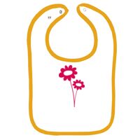 Infant Contrast Trim Terry Bib Thumbnail