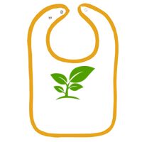 Infant Contrast Trim Terry Bib Thumbnail